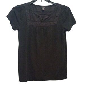 Eddie Bauer Women's Medium Black Blouse